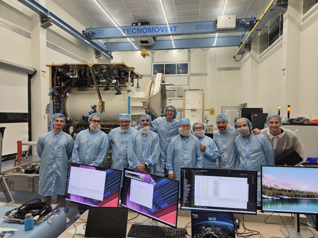 First switch-on of the ESA-JAXA Ramses spacecraft